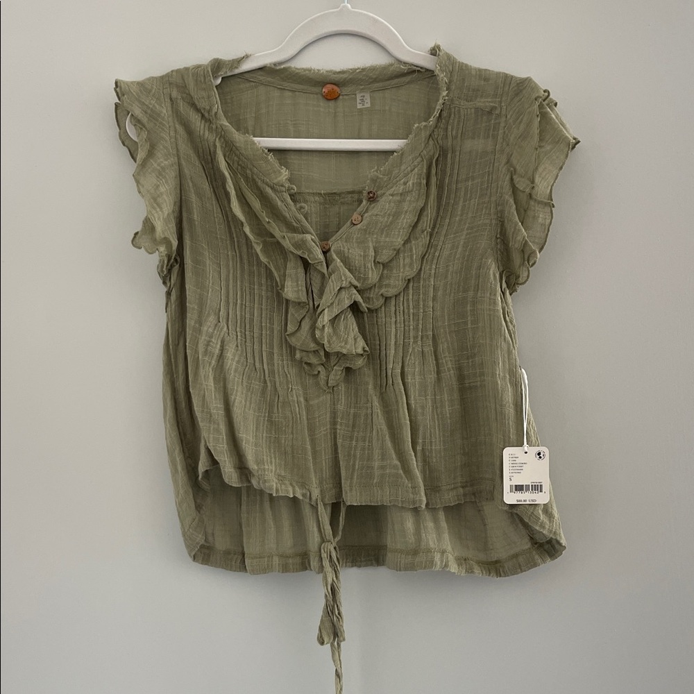 Free People Naya Top - Moss